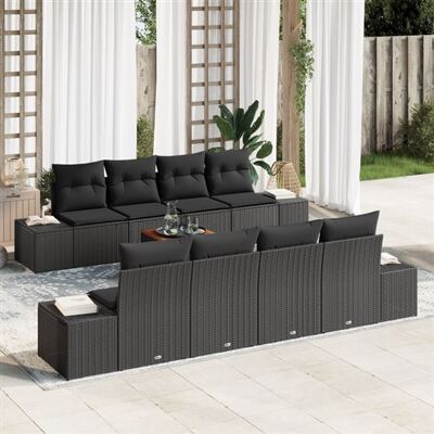Ensemble de Canapés de Jardin - 9 Pièces Mobilier Extérieur Modulaire - Publicité Ensemble de Canapés de Jardin - 9 Pièces Mobilier Extérieur Modulaire - Publicité