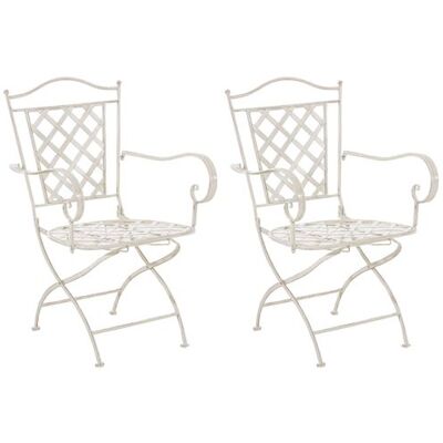 CLP - Adara - Antique Crème - Garden chairs set - Publicité CLP - Adara - Antique Crème - Garden chairs set - Publicité