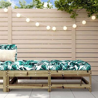 Non communiqué vidaXL Lot de 2 Repose-pieds de Jardin avec Coussins, Tabourets de Terrasse, Chaises de Patio, Meubles d'Extérieur, Bois Pin 825589 Multicolore - Publicité Non communiqué vidaXL Lot de 2 Repose-pieds de Jardin avec Coussins, Tabourets de Terrasse, Chaises de Patio, Meubles d'Extérieur, Bois Pin 825589 Multicolore - Publicité