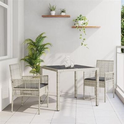 Ensemble de Jardin Vidaxl 3 Pièces - Mobilier Moderne Extérieur - Publicité Ensemble de Jardin Vidaxl 3 Pièces - Mobilier Moderne Extérieur - Publicité