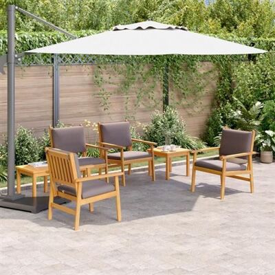 vidaXL Ensemble avec 2 chaises et table - Ensemble de repas d'extérieur - Publicité vidaXL Ensemble avec 2 chaises et table - Ensemble de repas d'extérieur - Publicité