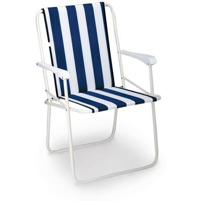 Chaise de camping Best Chiemsee - Pliable, Acier, Blanc - Publicité Chaise de camping Best Chiemsee - Pliable, Acier, Blanc - Publicité