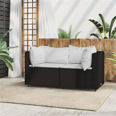 Canapé d'angle de jardin Maisonchic avec coussins - Mobilier d'extérieur - Publicité Canapé d'angle de jardin Maisonchic avec coussins - Mobilier d'extérieur - Publicité