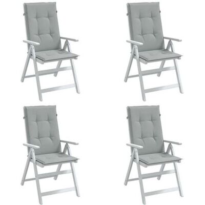 Non communiqué vidaXL Lot de 4 Coussins de Chaise à Dossier Haut, Oreillers de Balcon, Coussins de Sièges Patio Jardin Terrasse Extérieur, 4002413 Gris - Publicité Non communiqué vidaXL Lot de 4 Coussins de Chaise à Dossier Haut, Oreillers de Balcon, Coussins de Sièges Patio Jardin Terrasse Extérieur, 4002413 Gris - Publicité