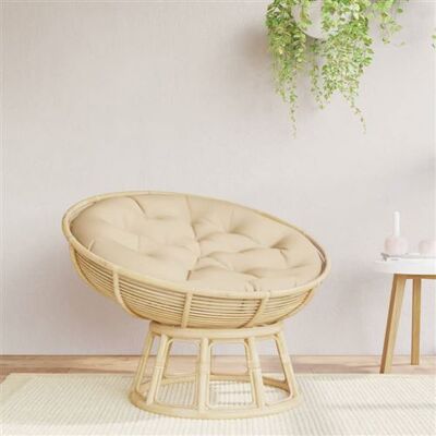 vidaXL - Coussin Rond - Beige - Publicité vidaXL - Coussin Rond - Beige - Publicité