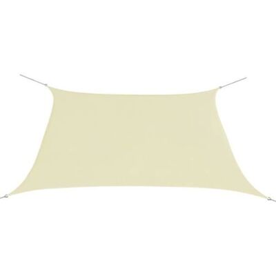 vidaXL Parasol à Vela 3.6x3.6m Crème Protection UV - Parasol - Publicité vidaXL Parasol à Vela 3.6x3.6m Crème Protection UV - Parasol - Publicité