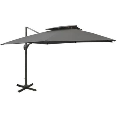 Parasole suspendu vidaXL anthracite 300x300 cm - Publicité Parasole suspendu vidaXL anthracite 300x300 cm - Publicité