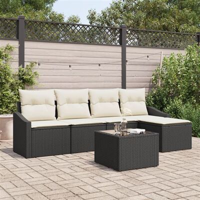 VIDAXL Ensemble de Salle à Manger de Jardin - Marron - Mobilier en Rotin Moderne 5 Pièces - Publicité VIDAXL Ensemble de Salle à Manger de Jardin - Marron - Mobilier en Rotin Moderne 5 Pièces - Publicité
