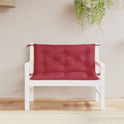 Non communiqué vidaXL Lot de 2 Coussins de Banc de Jardin, Revêtement de Banc avec Jeux de Cordes, Coussin d'Extérieur Imperméable, Rouge 361668 Rouge - Publicité Non communiqué vidaXL Lot de 2 Coussins de Banc de Jardin, Revêtement de Banc avec Jeux de Cordes, Coussin d'Extérieur Imperméable, Rouge 361668 Rouge - Publicité