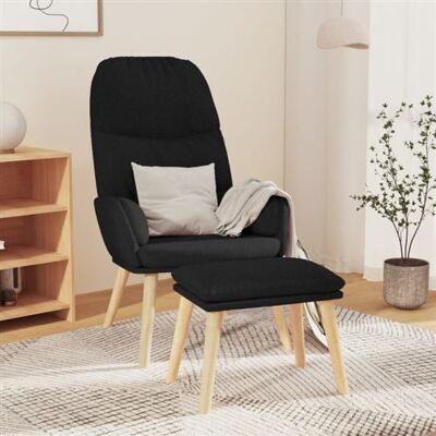 Fauteuil relax VidaXL avec repose-pieds - Siège relax - Publicité Fauteuil relax VidaXL avec repose-pieds - Siège relax - Publicité