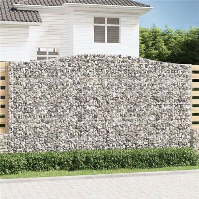 vidaXL Panier de gabion arqué - Décoration de jardin, Isolant sonore - Publicité vidaXL Panier de gabion arqué - Décoration de jardin, Isolant sonore - Publicité