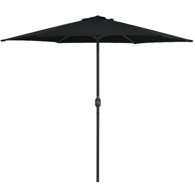 Parasole de jardin vidaXL avec poteau en aluminium - 270x246 cm Noir - Publicité Parasole de jardin vidaXL avec poteau en aluminium - 270x246 cm Noir - Publicité