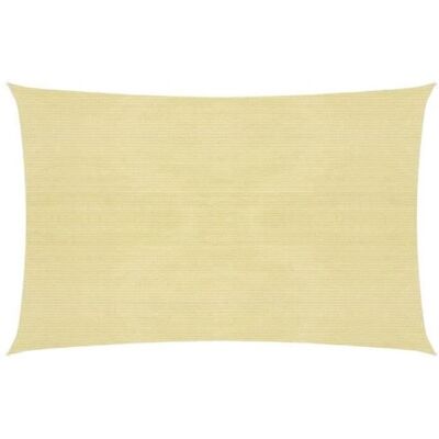 Voile d'ombrage Beige vidaXL - Protection UV, Perméable à l'eau et au vent - 2x3,5 m - Publicité Voile d'ombrage Beige vidaXL - Protection UV, Perméable à l'eau et au vent - 2x3,5 m - Publicité