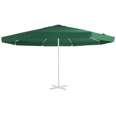 vidaXL Tissu Vert 500cm - Housse de remplacement pour Parasol Extérieur - Publicité vidaXL Tissu Vert 500cm - Housse de remplacement pour Parasol Extérieur - Publicité