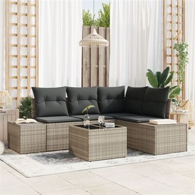 Vidaxl Ensemble Canapé de Jardin - Mobilier d'Extérieur Modulable pour 5 - Publicité Vidaxl Ensemble Canapé de Jardin - Mobilier d'Extérieur Modulable pour 5 - Publicité