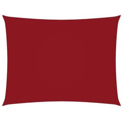 vidaXL Ombre de voile solaire - Résistant aux UV Imperméable Facile à installer Tissu Oxford 2,5x3,5m Rouge Rectangulaire - Publicité vidaXL Ombre de voile solaire - Résistant aux UV Imperméable Facile à installer Tissu Oxford 2,5x3,5m Rouge Rectangulaire - Publicité