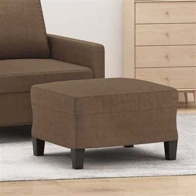 Non communiqué vidaXL Tabouret 60x50x41 cm tissu marron349330 Marron - Publicité Non communiqué vidaXL Tabouret 60x50x41 cm tissu marron349330 Marron - Publicité