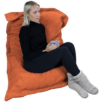 Non communiqué Pouf, fauteuil d'intérieur déhoussable - 90 x 140 cm - Sherpa - Terracotta - Vivezen Terracotta - Publicité Non communiqué Pouf, fauteuil d'intérieur déhoussable - 90 x 140 cm - Sherpa - Terracotta - Vivezen Terracotta - Publicité