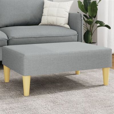 Non communiqué vidaXL Tabouret 77x55x31 cm tissu gris clair379553 Gris clair - Publicité Non communiqué vidaXL Tabouret 77x55x31 cm tissu gris clair379553 Gris clair - Publicité