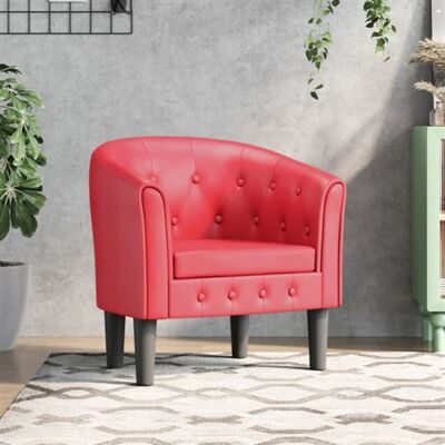 Non communiqué Chaise cabriolet rouge similicuir rouge - Publicité Non communiqué Chaise cabriolet rouge similicuir rouge - Publicité