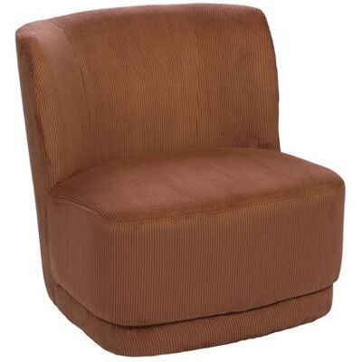 Non communiqué Fauteuil Berny Moutarde - Amadeus - Marron - Tissu Marron - Publicité Non communiqué Fauteuil Berny Moutarde - Amadeus - Marron - Tissu Marron - Publicité