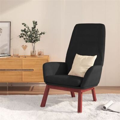 Non communiqué vidaXL Fauteuil relax tissu noir Noir - Publicité Non communiqué vidaXL Fauteuil relax tissu noir Noir - Publicité