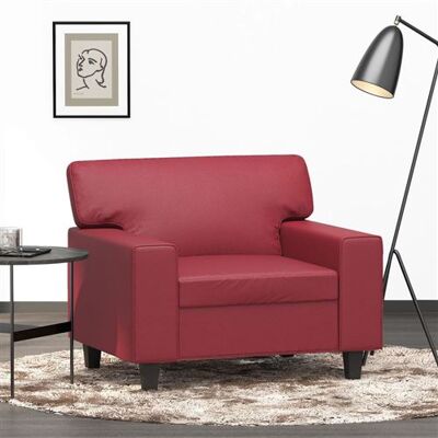 Non communiqué vidaXL Fauteuil Rouge bordeaux 60 cm Similicuir359410 Rouge - Publicité Non communiqué vidaXL Fauteuil Rouge bordeaux 60 cm Similicuir359410 Rouge - Publicité