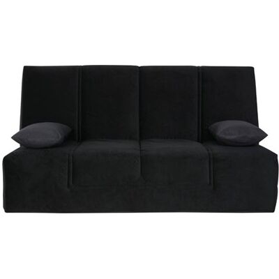 Relaxima Banquette CC HOUSTON 130x190, matelas Simmons, angel noir Noir - Publicité Relaxima Banquette CC HOUSTON 130x190, matelas Simmons, angel noir Noir - Publicité