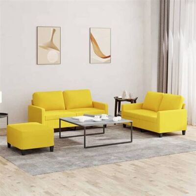 Non communiqué Salon de jardin modulable Vidaxl bois jaune 3 pieces Jaune - Publicité Non communiqué Salon de jardin modulable Vidaxl bois jaune 3 pieces Jaune - Publicité