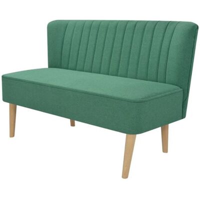 vidaXL Bank 117x55,5x77 cm stof groen 244073 Vert - Publicité vidaXL Bank 117x55,5x77 cm stof groen 244073 Vert - Publicité