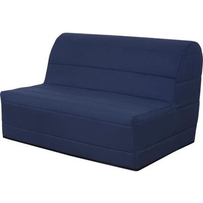 Non communiqué Banquette BZ 140x190 - Tissu bleu marine - MELISSA bleu - Publicité Non communiqué Banquette BZ 140x190 - Tissu bleu marine - MELISSA bleu - Publicité