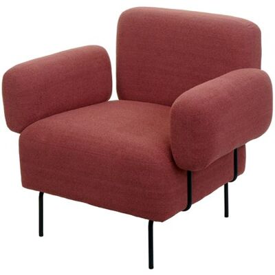 Fauteuil Lounge Mendler - Rose Vieux - Confort et Style - Publicité Fauteuil Lounge Mendler - Rose Vieux - Confort et Style - Publicité