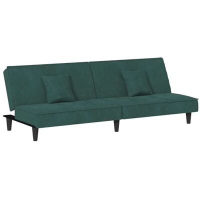 Non communiqué Canape convertible vidaxl 1 places en velours vert 89 x 200 x 70 cm vert - Publicité Non communiqué Canape convertible vidaxl 1 places en velours vert 89 x 200 x 70 cm vert - Publicité