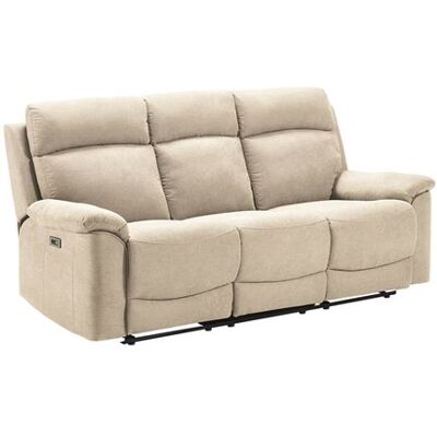 Non communiqué Canape relax ALTOBUY 3 places en polyester blanc 87 x 192 x 99 cm Beige - Publicité Non communiqué Canape relax ALTOBUY 3 places en polyester blanc 87 x 192 x 99 cm Beige - Publicité