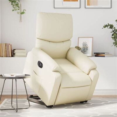 Relax électrique VIDAXL en Crème - Fauteuil releveur - Publicité Relax électrique VIDAXL en Crème - Fauteuil releveur - Publicité