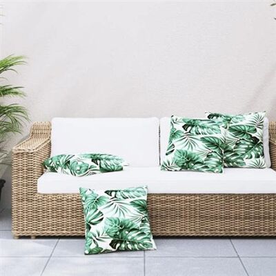 Non communiqué vidaXL Coussins de canapé lot de 4 motif de feuilles 50x50 cm tissu 360393 Vert - Publicité Non communiqué vidaXL Coussins de canapé lot de 4 motif de feuilles 50x50 cm tissu 360393 Vert - Publicité