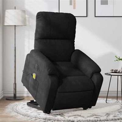 Non communiqué vidaXL Fauteuil de relaxation, massage, inclinable électrique réglable tissu microfibrenoir Noir - Publicité Non communiqué vidaXL Fauteuil de relaxation, massage, inclinable électrique réglable tissu microfibrenoir Noir - Publicité
