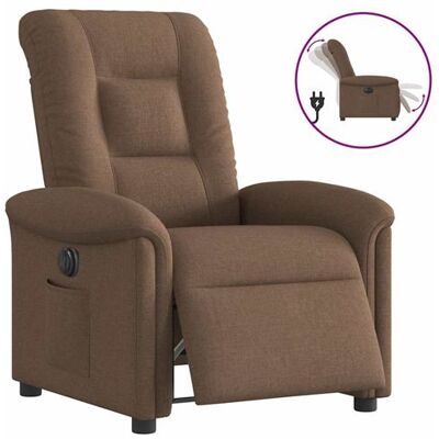 Non communiqué vidaXL Fauteuil verstelbaar elektrisch stof bruin3303238 Marron - Publicité Non communiqué vidaXL Fauteuil verstelbaar elektrisch stof bruin3303238 Marron - Publicité