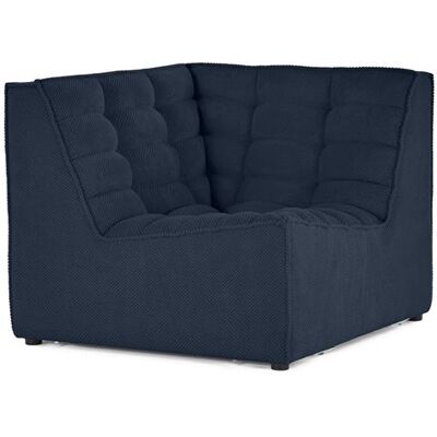 Non communiqué Ellie - module d'angle en velours texturé - Bleu marine Bleu marine - Publicité Non communiqué Ellie - module d'angle en velours texturé - Bleu marine Bleu marine - Publicité