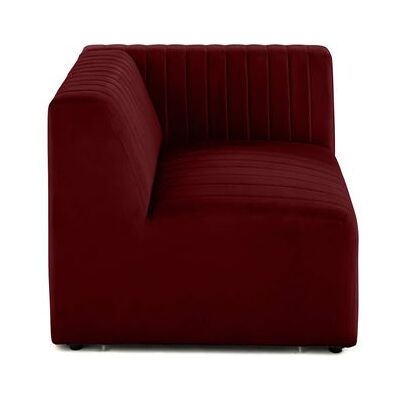 Module de Canapé Velours Rouge Nova Lisa Design - Salon - Publicité Module de Canapé Velours Rouge Nova Lisa Design - Salon - Publicité