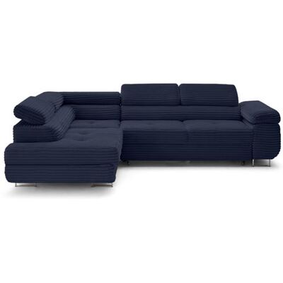 Non communiqué Canape angle fixe LISA DESIGN 5 places en velours bleu 202 x 272 x 90 cm Bleu - Publicité Non communiqué Canape angle fixe LISA DESIGN 5 places en velours bleu 202 x 272 x 90 cm Bleu - Publicité