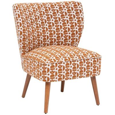 Non communiqué Atmosphera Créateur d'intérieur - Fauteuil Crapaud à Motifs "Chiara" 80cm Ambre Marron - Publicité Non communiqué Atmosphera Créateur d'intérieur - Fauteuil Crapaud à Motifs "Chiara" 80cm Ambre Marron - Publicité