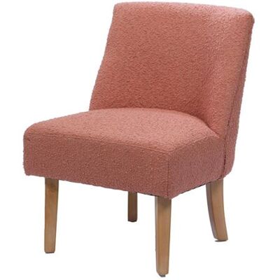 Non communiqué Fauteuil Dag bouclette rose (lot de 2) - Amadeus - Rose - Tissu Rose - Publicité Non communiqué Fauteuil Dag bouclette rose (lot de 2) - Amadeus - Rose - Tissu Rose - Publicité