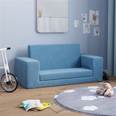 Non communiqué vidaXL Canapé-lit pour Enfants 2 Places, Lit de Jour avec Dossier et Accoudoirs, Lit d'Invité pour Tout-petits Chambre Salon, Bleu Peluche Douce 357032 Bleu - Publicité Non communiqué vidaXL Canapé-lit pour Enfants 2 Places, Lit de Jour avec Dossier et Accoudoirs, Lit d'Invité pour Tout-petits Chambre Salon, Bleu Peluche Douce 357032 Bleu - Publicité