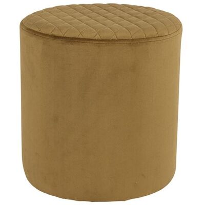 Non communiqué Pouf Rond Ø34cm Velours Coloris Moutarde - BUBBEL - ALTOBUY Jaune - Publicité Non communiqué Pouf Rond Ø34cm Velours Coloris Moutarde - BUBBEL - ALTOBUY Jaune - Publicité