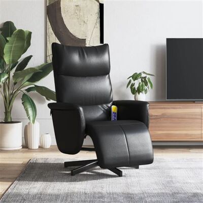 Fauteuil Massant Reclinable Maisonchic - Noir - Publicité Fauteuil Massant Reclinable Maisonchic - Noir - Publicité