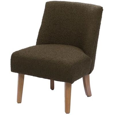 Non communiqué Fauteuil Dag bouclette kaki (lot de 2) - Amadeus - Vert - Tissu Vert - Publicité Non communiqué Fauteuil Dag bouclette kaki (lot de 2) - Amadeus - Vert - Tissu Vert - Publicité
