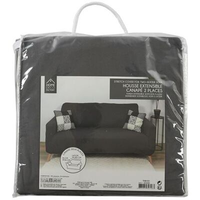 AC-DÉCO - Stretch Sofföverdrag - Gris - Sofa cover - Publicité AC-DÉCO - Stretch Sofföverdrag - Gris - Sofa cover - Publicité