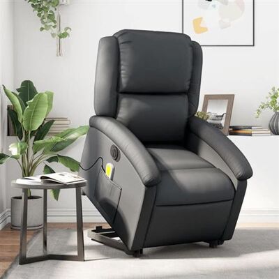 Non communiqué vidaXL Fauteuil de relaxation, massage, inclinable électrique echt leernoir Or - Publicité Non communiqué vidaXL Fauteuil de relaxation, massage, inclinable électrique echt leernoir Or - Publicité