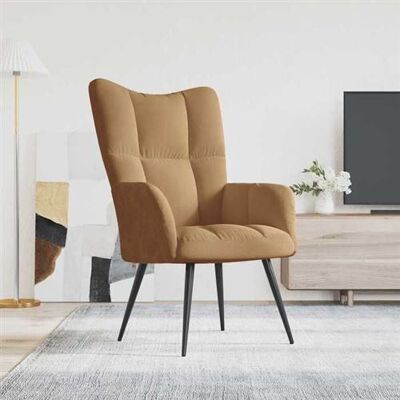 Non communiqué vidaXL Relaxstoel velours marron Marron - Publicité Non communiqué vidaXL Relaxstoel velours marron Marron - Publicité